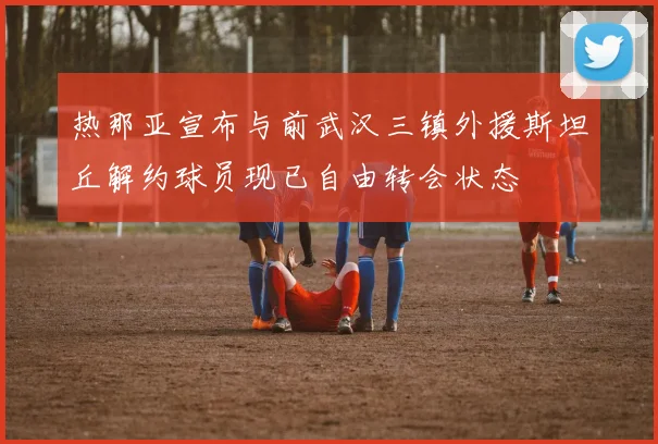 热那亚宣布与前武汉三镇外援斯坦丘解约球员现已自由转会状态